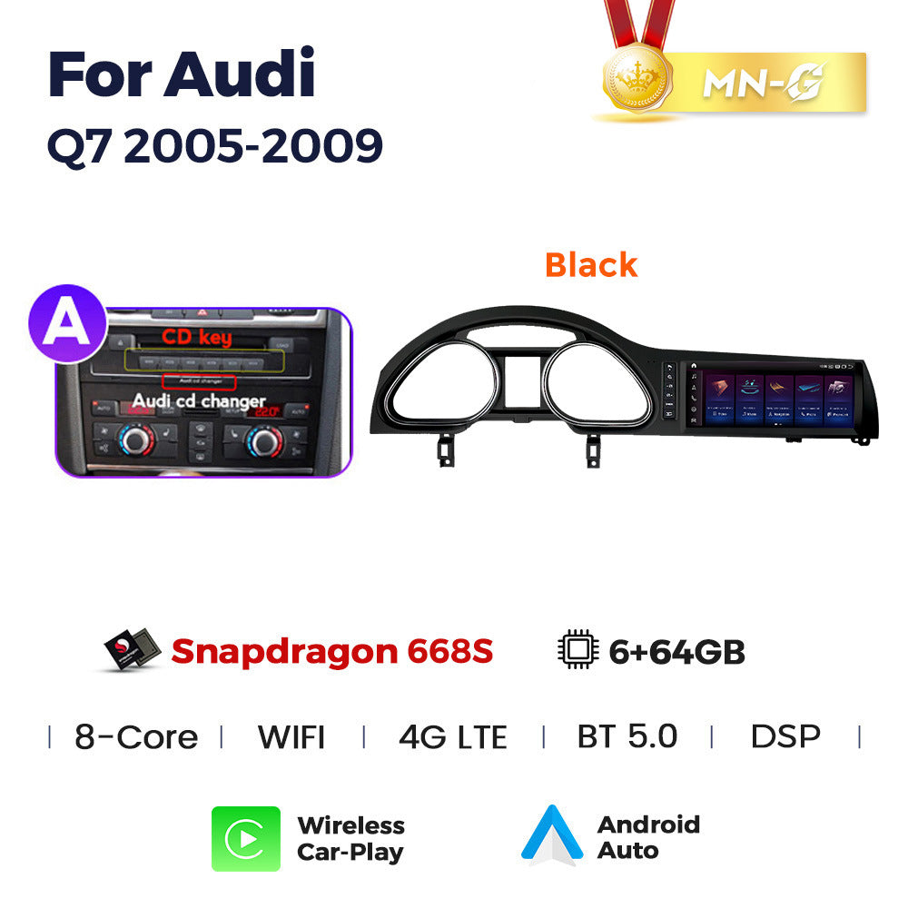 Suitable for for audi q7 2010-2015 audi q7 restoration qualcomm xiaolong large screen android navigator