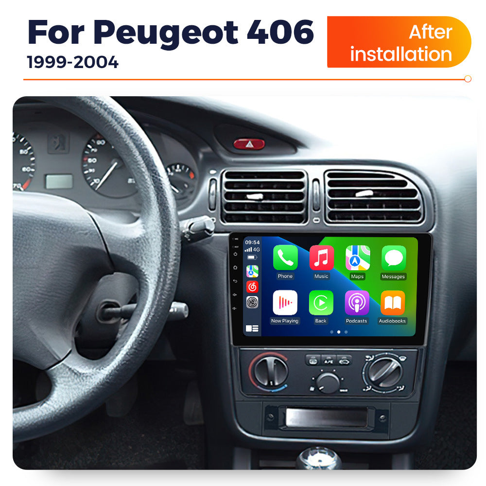 Suitable for Peugeot 406 1999-2004 Android large screen central control navigation radio 8 + 256G