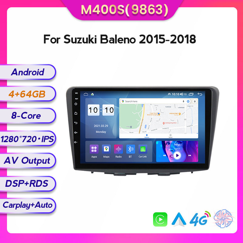 Compatible with Suzuki Baleno 15-18 models with a 128GB large central control in-car navigation screen for Android large screen