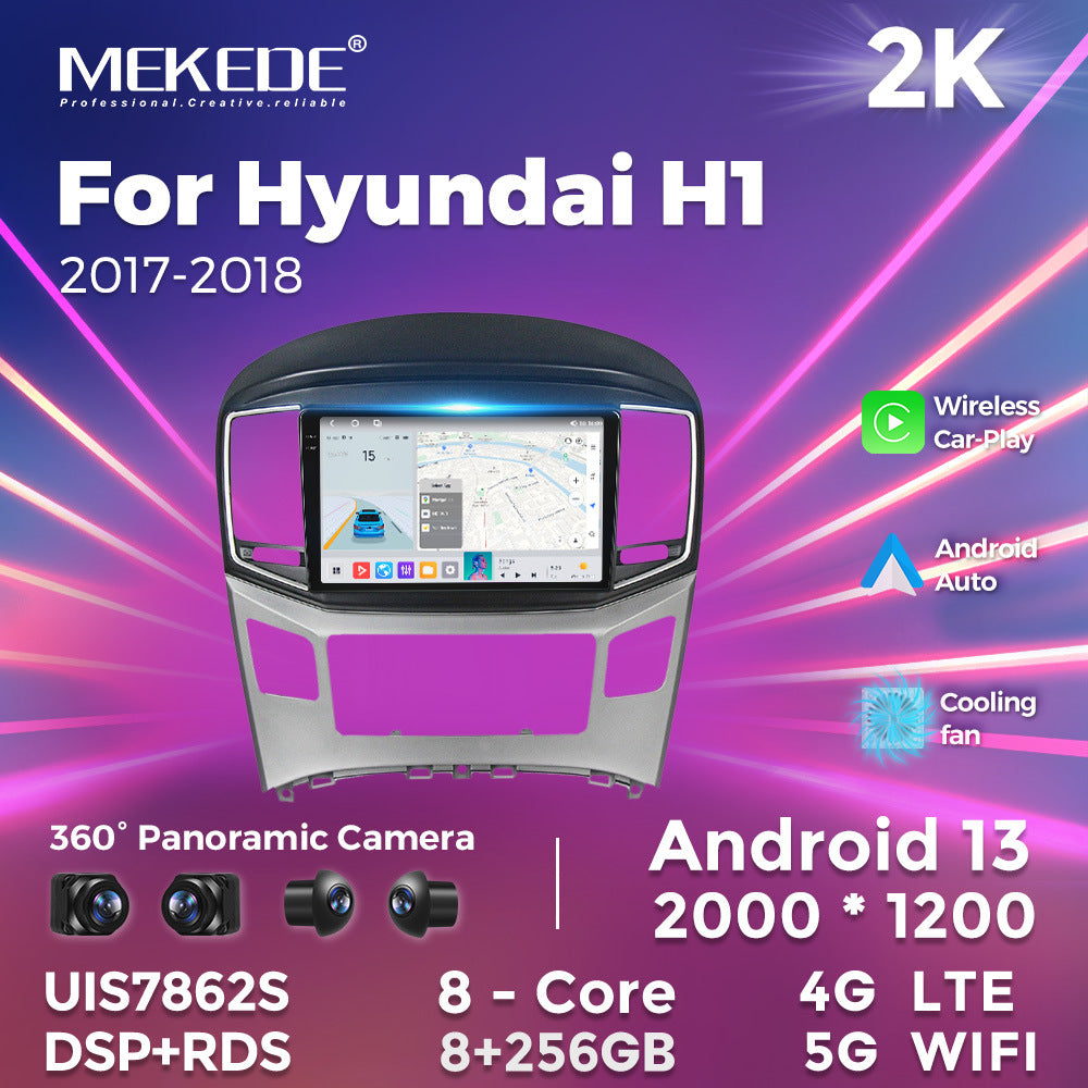 Suitable for hyundai h1 2017-2018 hyundai h1 automatic air conditioning car central control android navigator