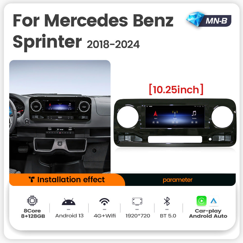 Suitable for benz sprinter 2019+ mercedes-benz sprinter, upgrade to large-screen android smart navigation system