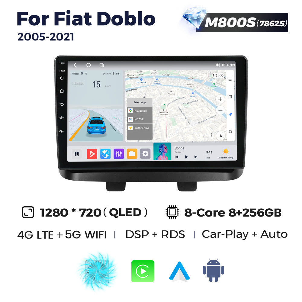 Suitable for fiat doblo 2005-2021 fiat doblo central control large screen car navigation android car machine