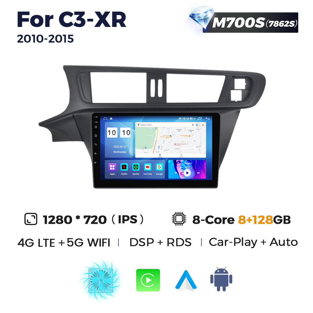 Compatible with Citroën C3-XR 10-15 Android Large Screen Central Control Navigation Radio 8+256GB