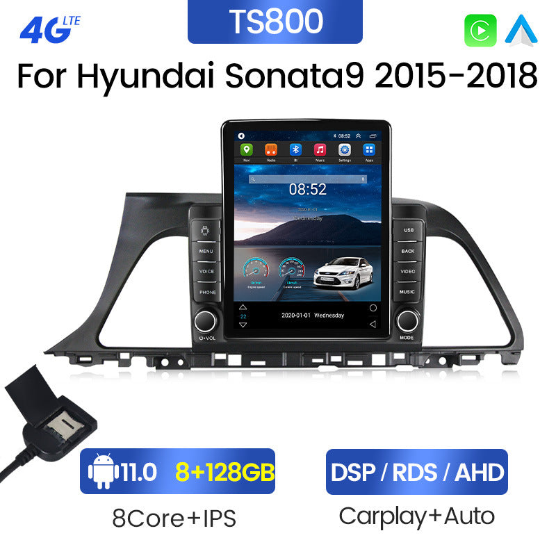 Suitable for hyundai sonata9 2015-2018 sonata 9 obelisk machine vertical screen android car navigation