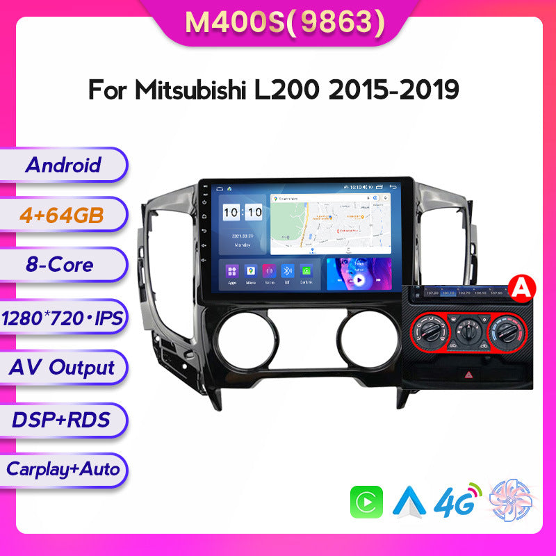 Suitable for mitsubishi l200 2015-2019 triton android car large screen central control navigator
