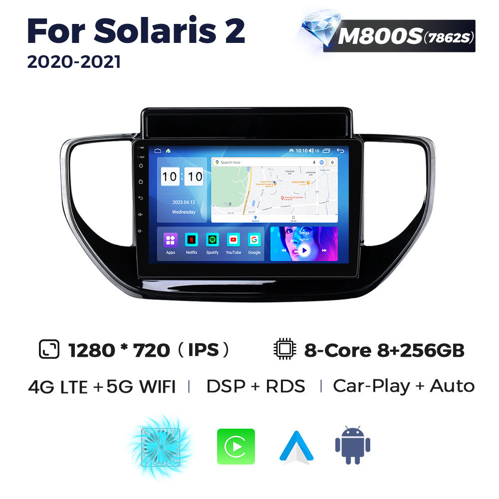Suitable for hyundai solaris 2 2020-2022 hyundai car smart central control navigation carplay