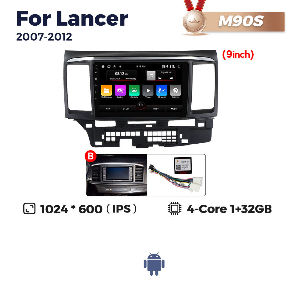 Suitable for mitsubishi lancer 2007-2012 mitsubishi lancer wing god car android navigator