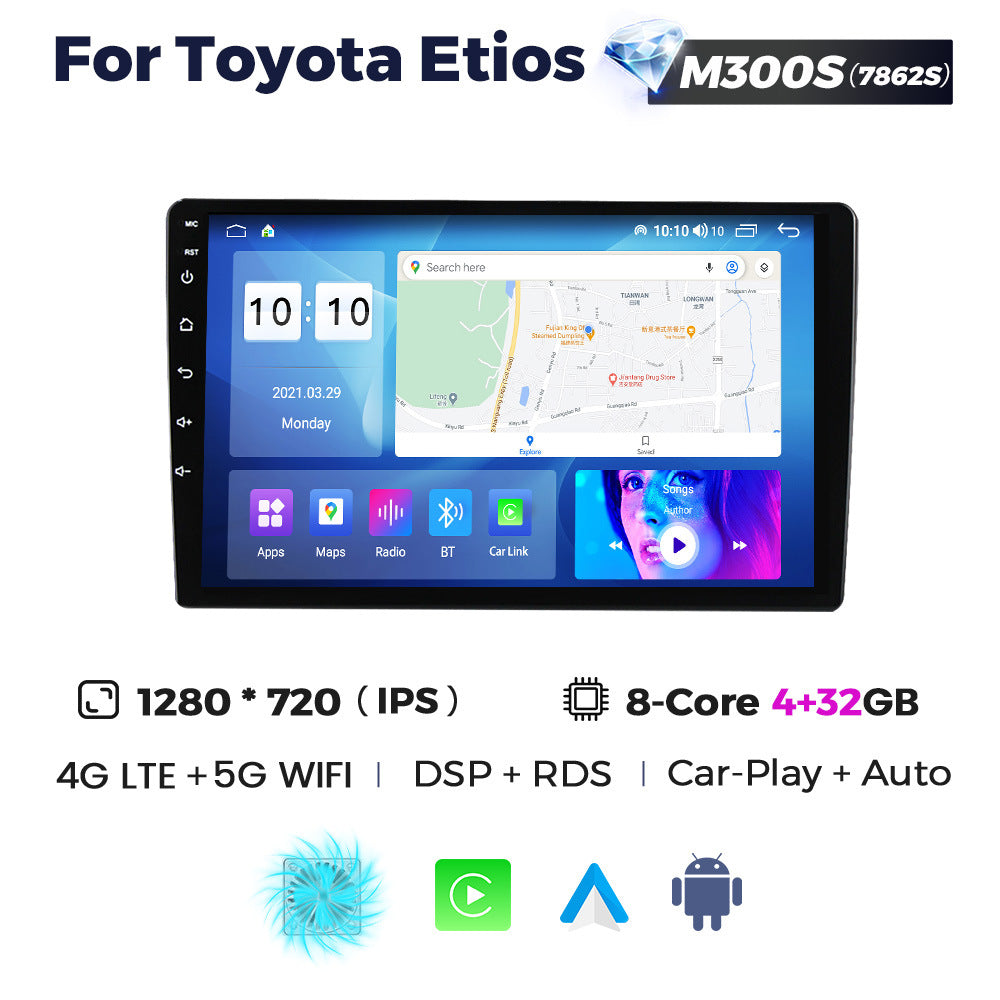 Suitable for toyota etios 2010-2023 toyota etios smart android car large screen navigator