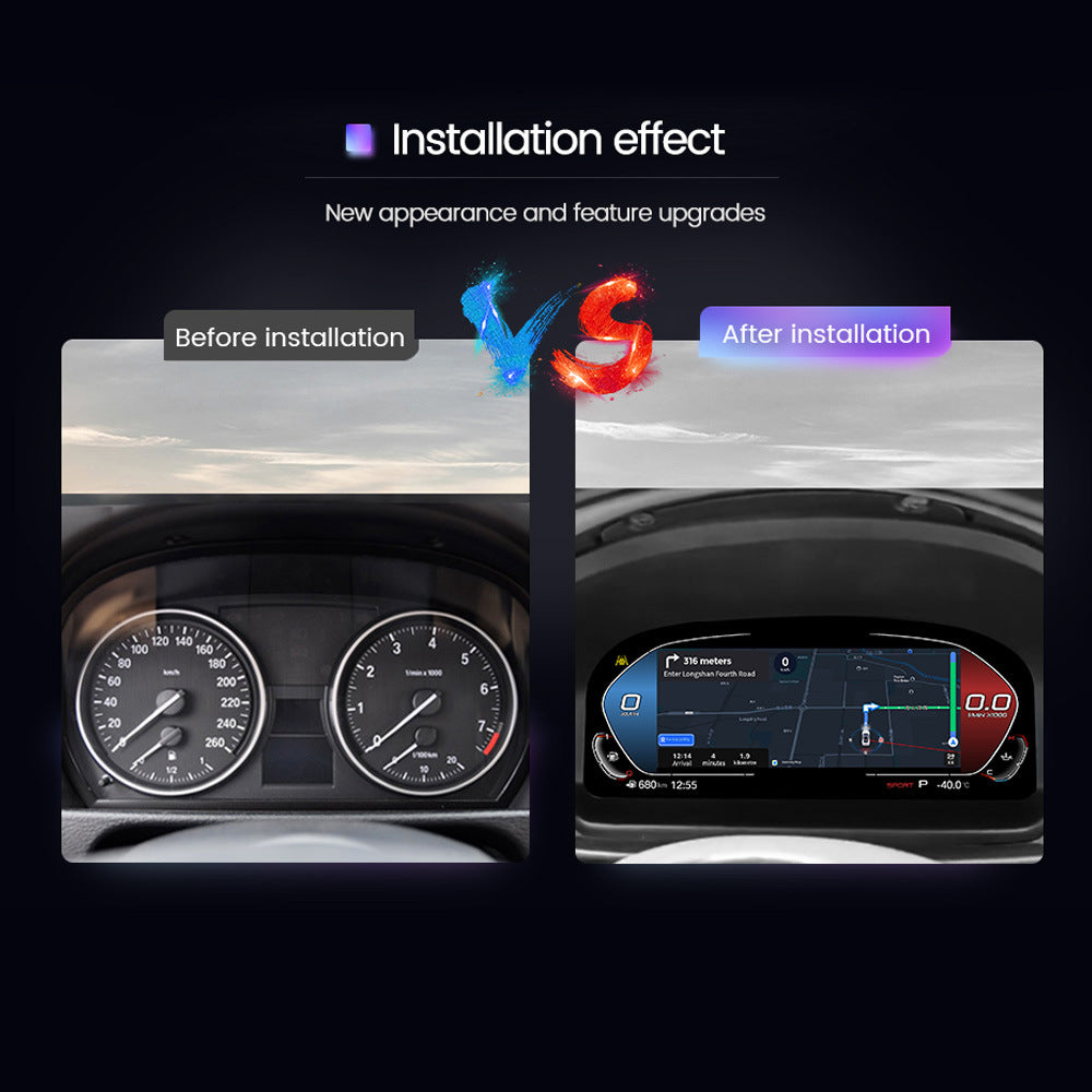Applicable to BMW X1 E84 2006-2015 Upgraded Full LCD Dashboard Wireless Carplay
