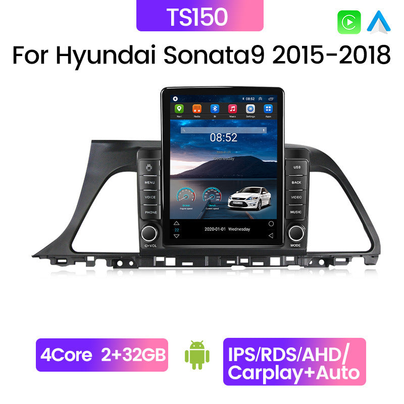 Suitable for hyundai sonata9 2015-2018 sonata 9 obelisk machine vertical screen android car navigation