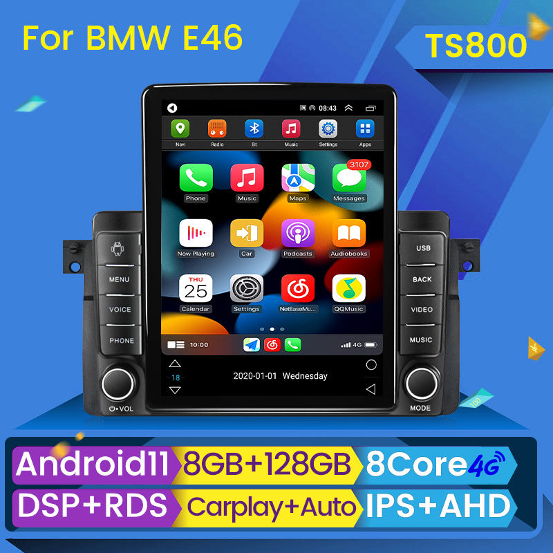 Suitable for bmw e46 99-05 m3 320i stone monument machine vertical screen car android navigator cross-border exclusive supply