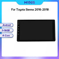 Compatible with Toyota Sienna 16-18 models, Android large screen central control in-car navigation screen 8+128G
