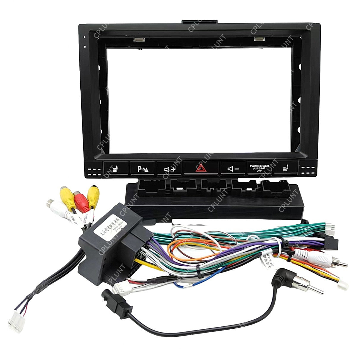 Android central control navigation surface frame restoration panel suitable for volkswagen touareg gp f2 volkswagen touareg