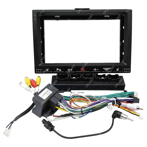 Android central control navigation surface frame restoration panel suitable for volkswagen touareg gp f2 volkswagen touareg