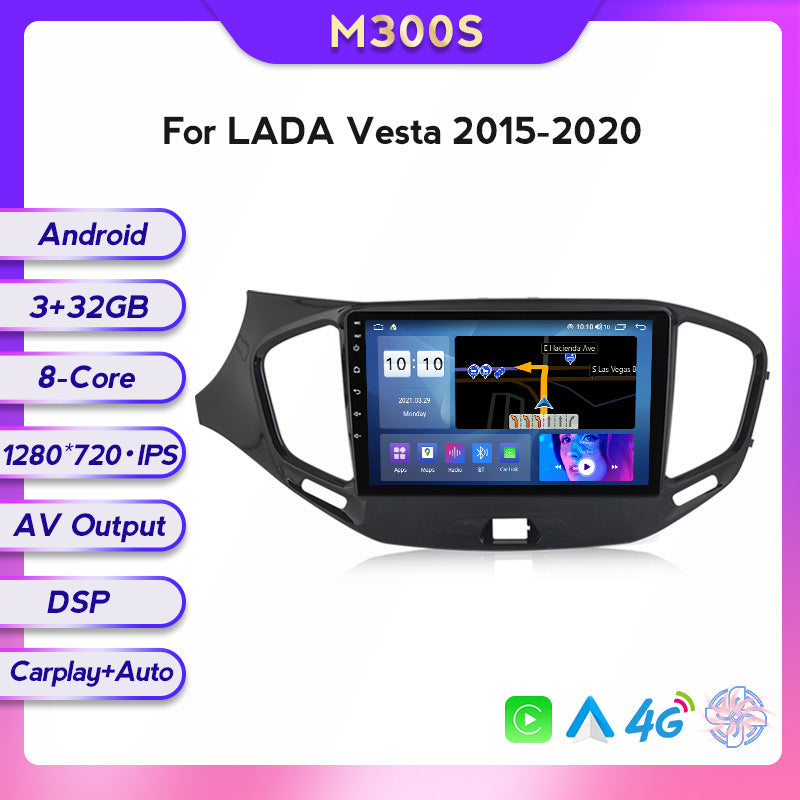 Suitable for 15-20 models of lada vesta car android central control gps navigation/wireless carplay