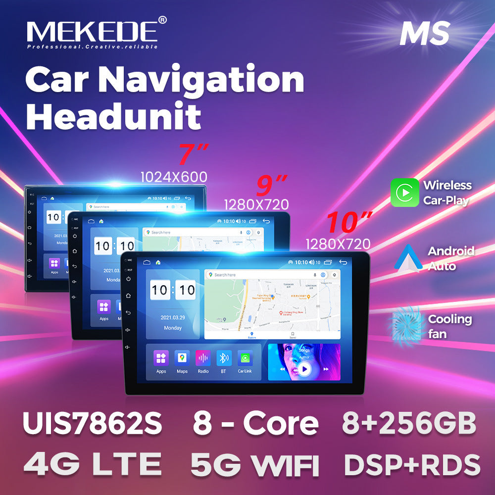 Fangyitong 7862S Android high definition large screen 9 inch/10 inch host DVD navigator player Car universal machine