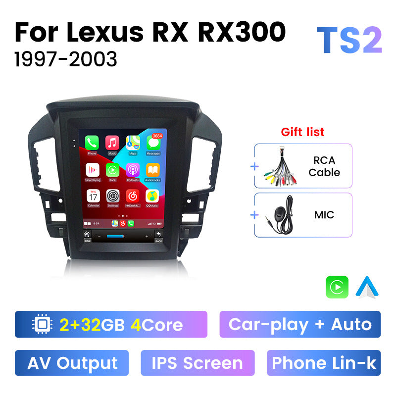 Suitable for lexus rx rx300 rx330 rx350 rx400 rx450 vertical screen android navigator