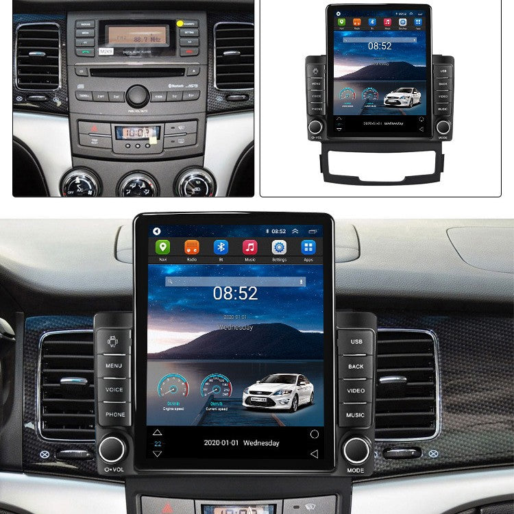 Suitable for ssangyong korando vertical screen android car navigation system stone monument machine