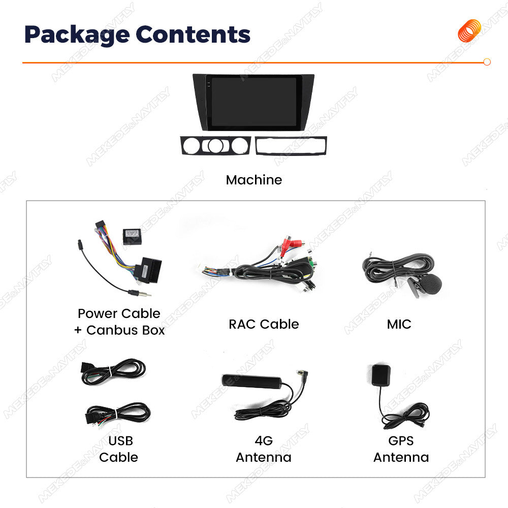 Applicable to BMW E90 2005-2013 Android large screen central control car navigation radio screen carplay