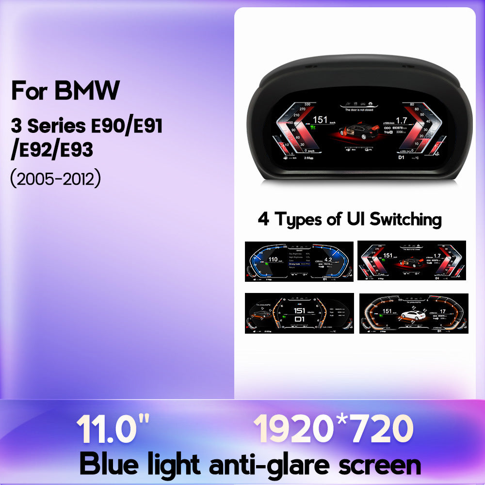 Suitable for bmw e90 bmw e91/e92 2005-2012 original car without screen ccc/cicrestoration lcd instrument