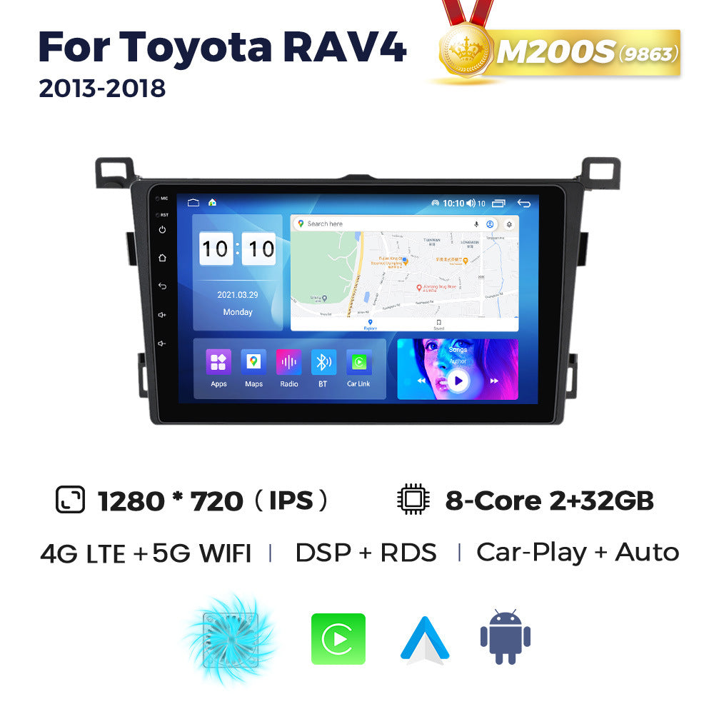Applicable to Toyota Rav4 2013-2018 Android large screen central control navigation Bluetooth Carplay