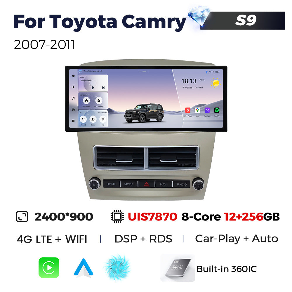 Suitable for toyota camry 2006-2011 toyota classic camry 12.3inch android vertical screen navigation