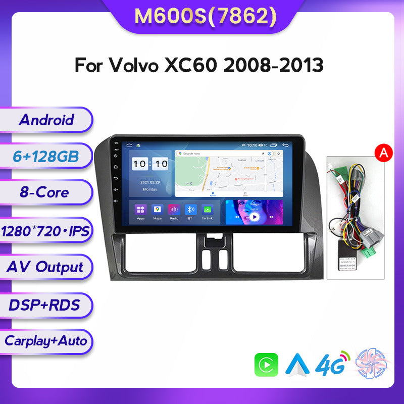 Suitable for volvo 08-13 volvo xc60 android large screen car navigation carplay cross-border supply
