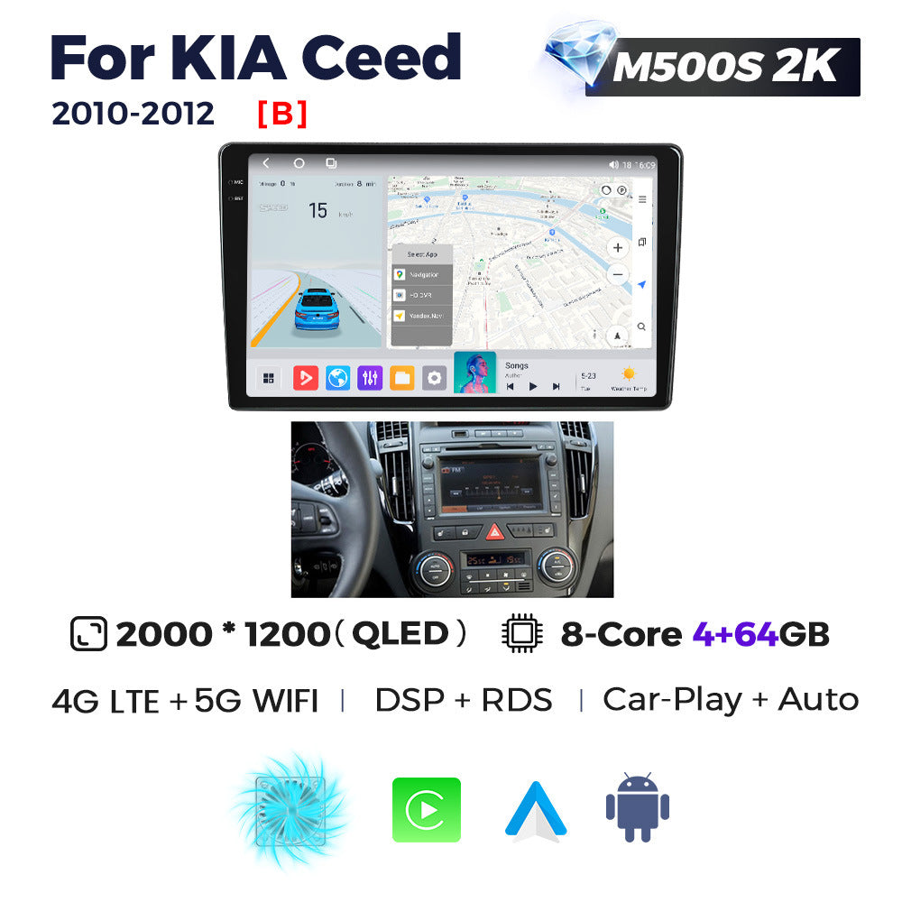 Suitable for kia ceed 2006 - 2012 kia ceed restoration smart android large screen car navigator