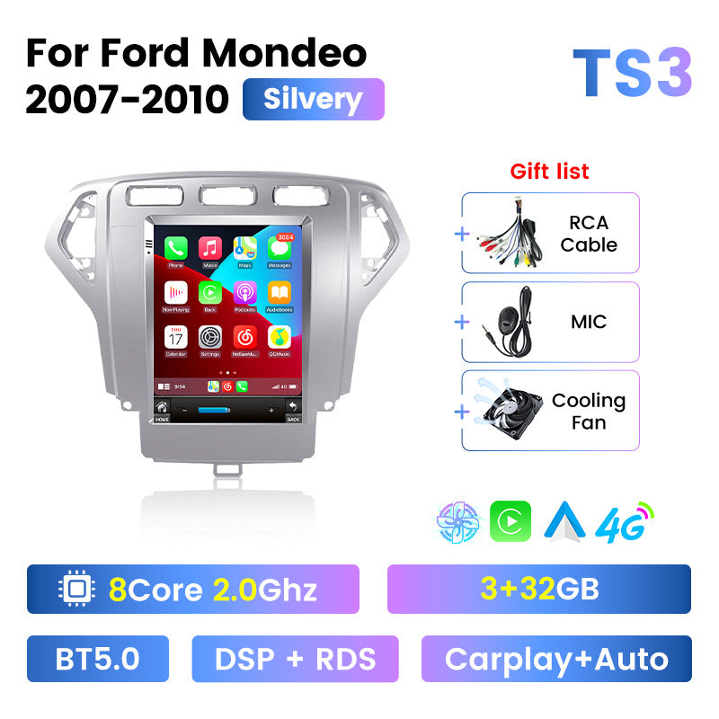 Suitable for 2007-2010 ford mondeo vertical screen android navigation, reversing camera car navigation system / long version