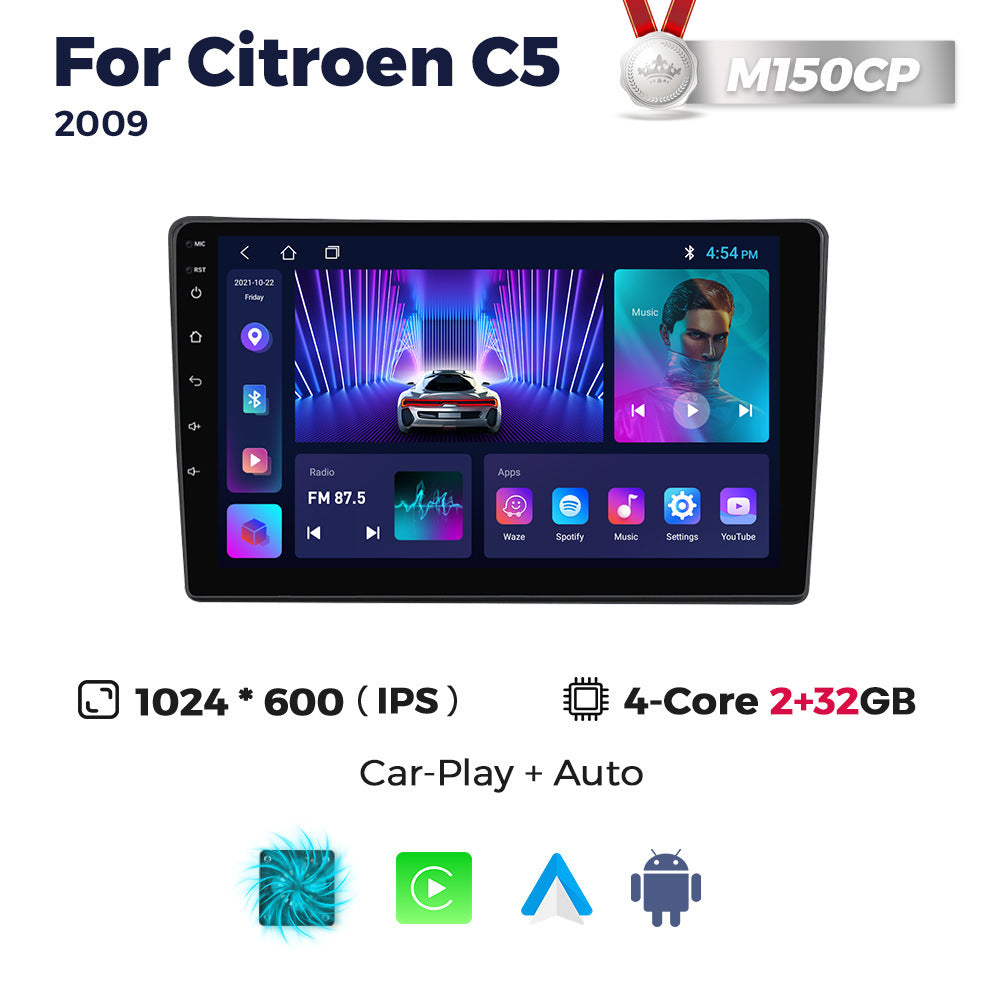 Compatible with Citroën C5 2009-2017 Android Large-Screen Central Control Navigation Radio 8+256GB