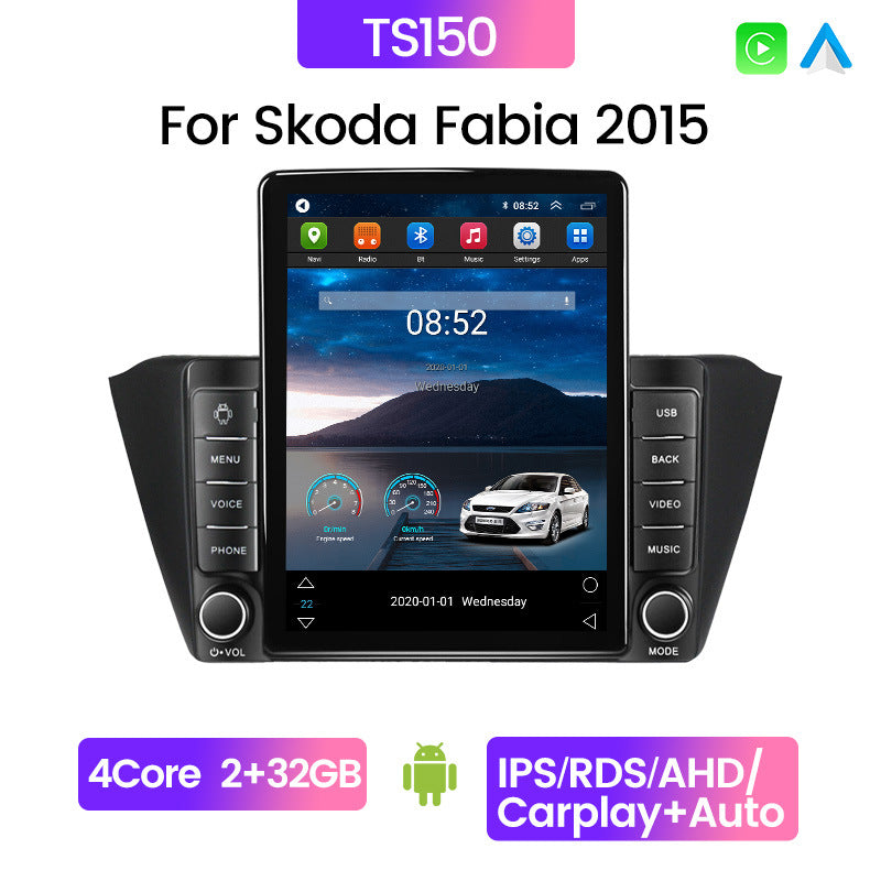 Suitable for skoda fabia 2015 skoda fabia vertical screen android navigator carplay