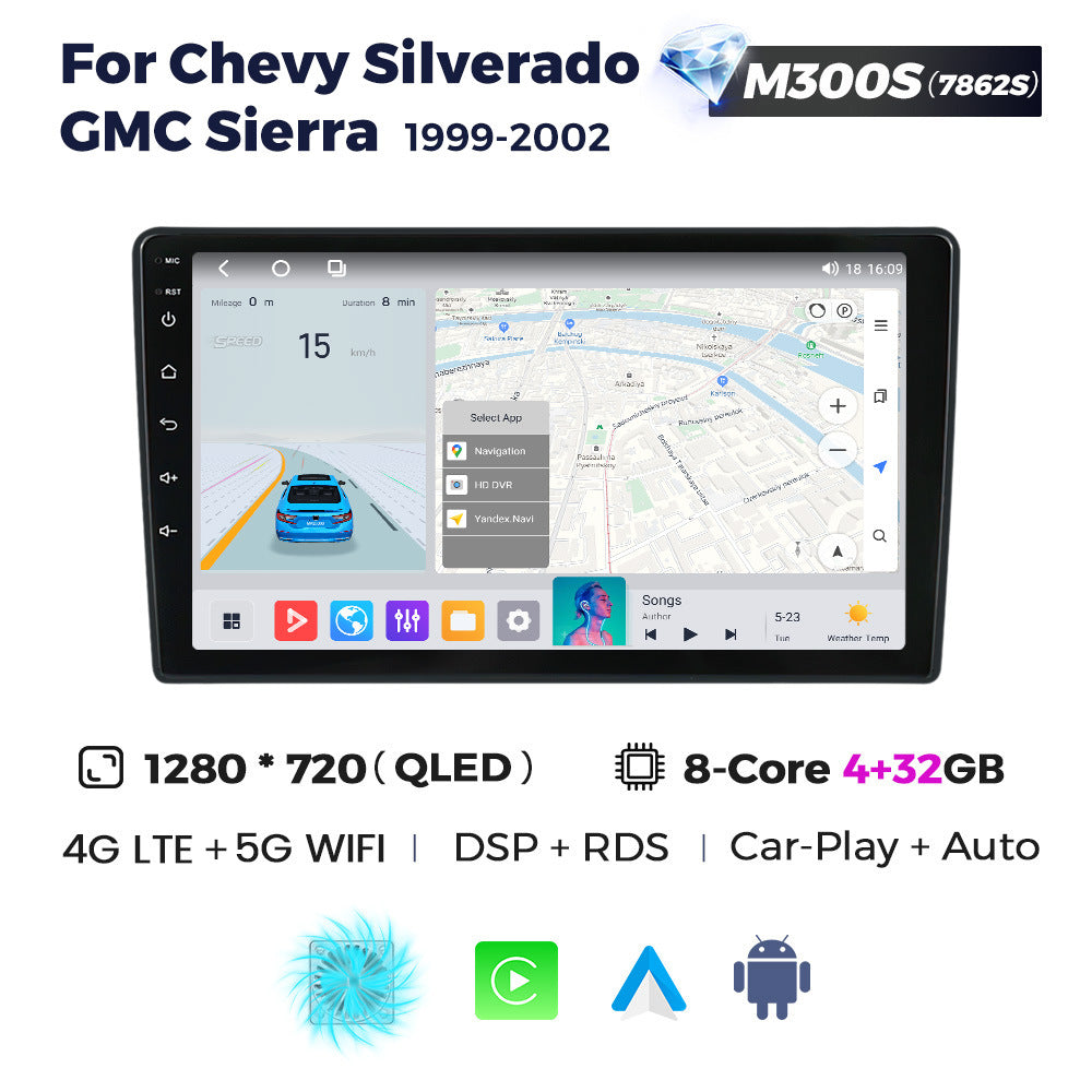 Suitable for silverado 1999-2002 chevy silverado gmc sierra android car navigation
