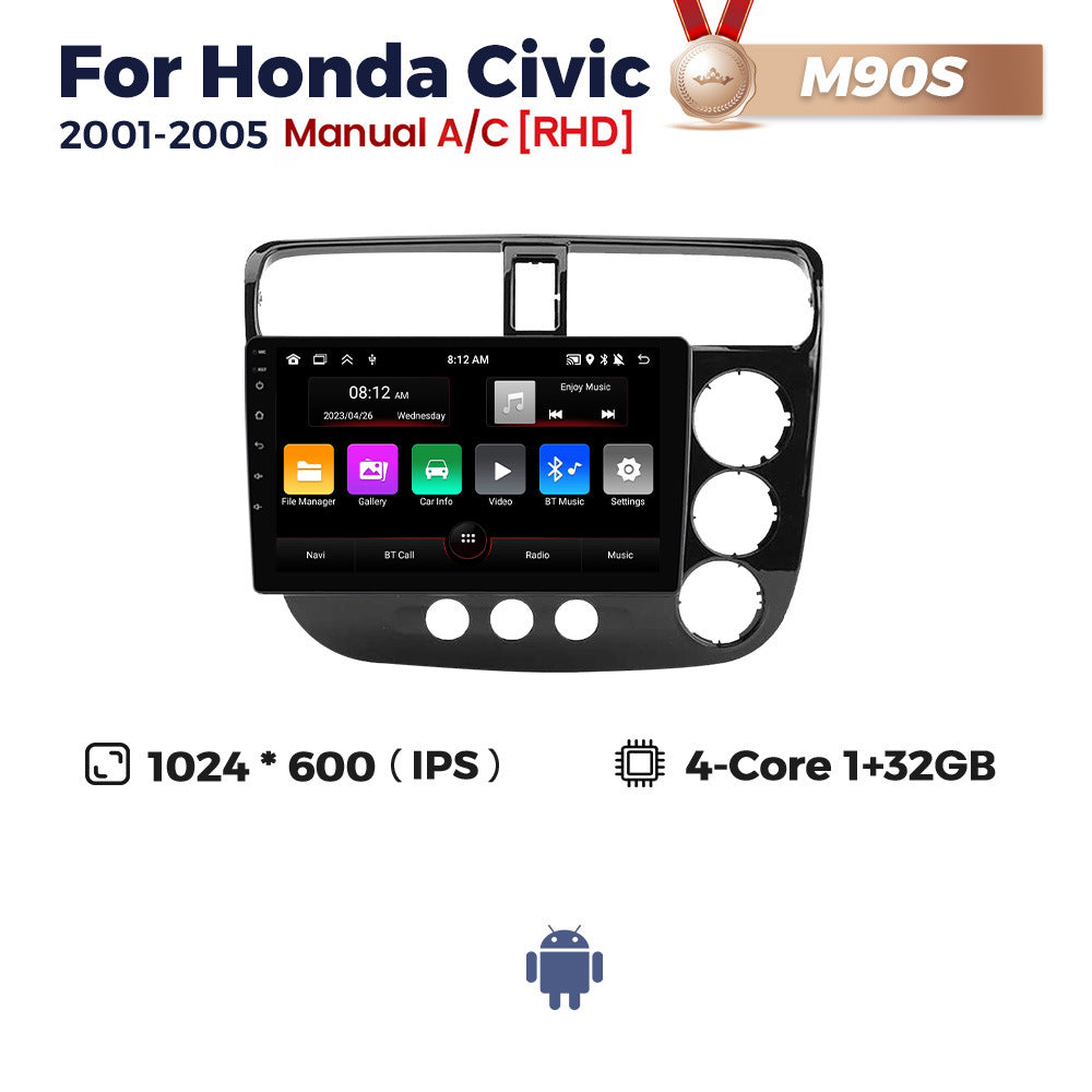 Suitable for honda civic 2000-2006 honda civic android car central control navigator bt5.0