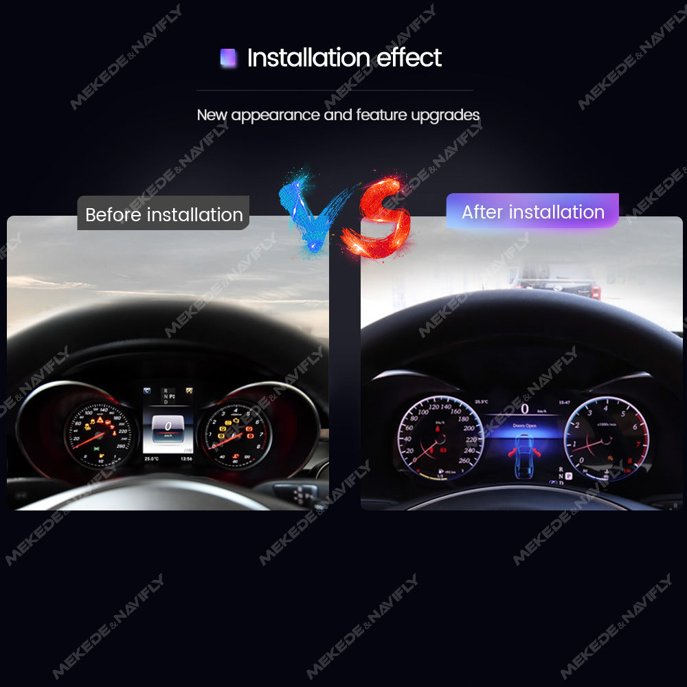 Suitable for benz c/glc w205 ntg5.0 2015-2018 mercedes-benz c lcd instrument display