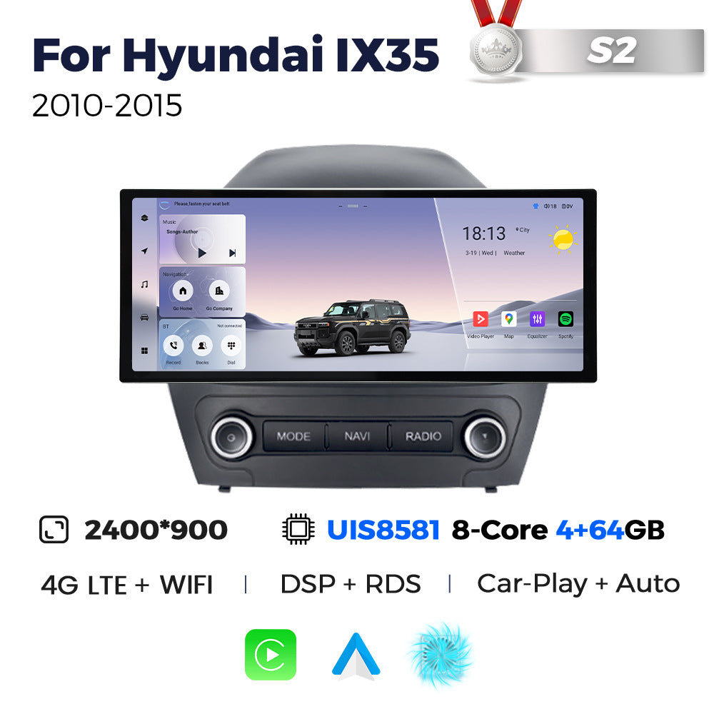 Suitable for hyundai ix35 2010-2015 hyundai ix35 12.3inch android vertical screen car navigation