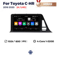 Suitable for toyota c-hr 2016-2020 toyota chr car large screen android navigation motherboard bt5.0