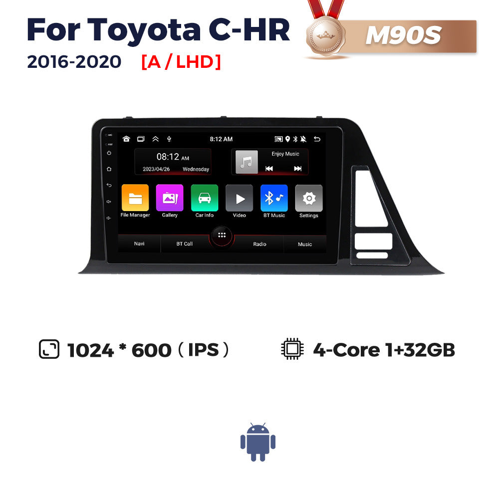Suitable for toyota c-hr 2016-2020 toyota chr car large screen android navigation motherboard bt5.0