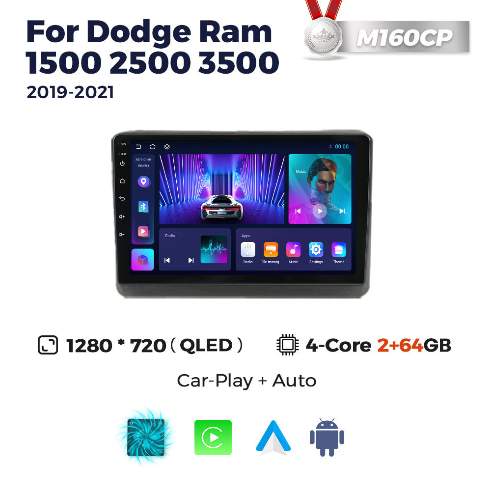 Suitable for dodge ram 1500 2500 3500 2019-2021 manual ac ram android navigation