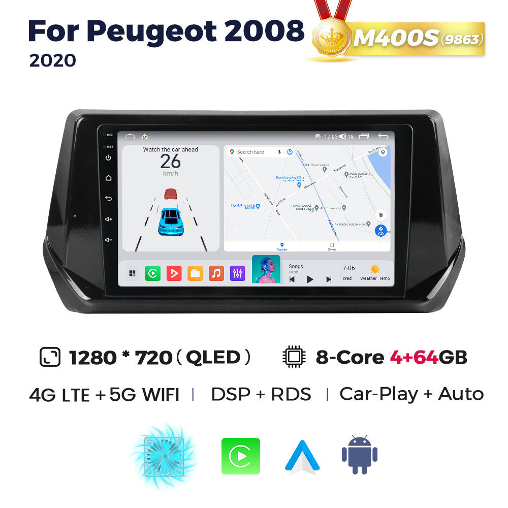 Suitable for peugeot 2008 2020 peugeot 2008 restoration smart android large screen car navigation device