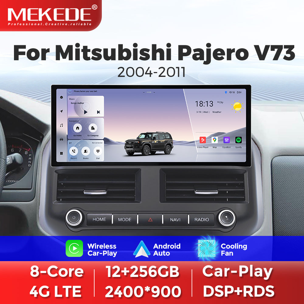 Suitable for mitsubishi pajero v73 2004-2011 pajero 12.3" android navigator