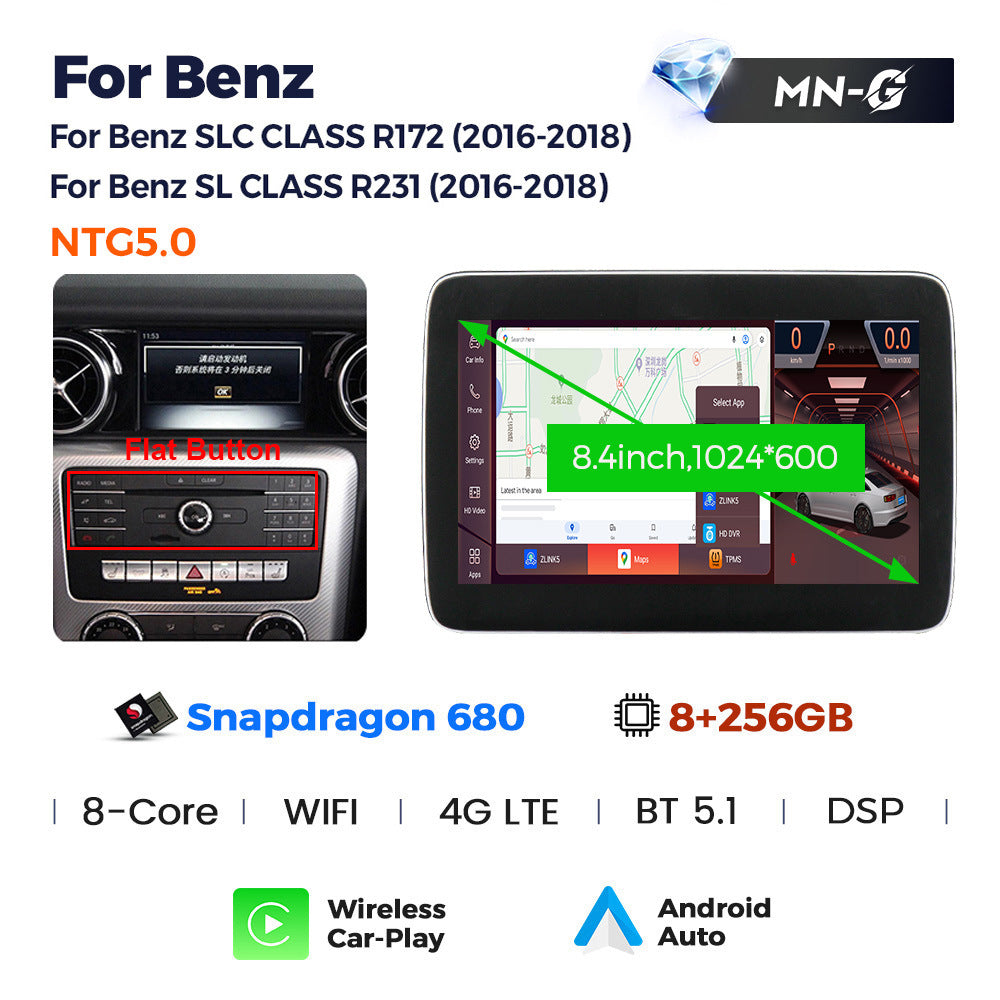 Suitable for benz slk r172 sl r231 2011-2015 mercedes-benz slk android car navigation