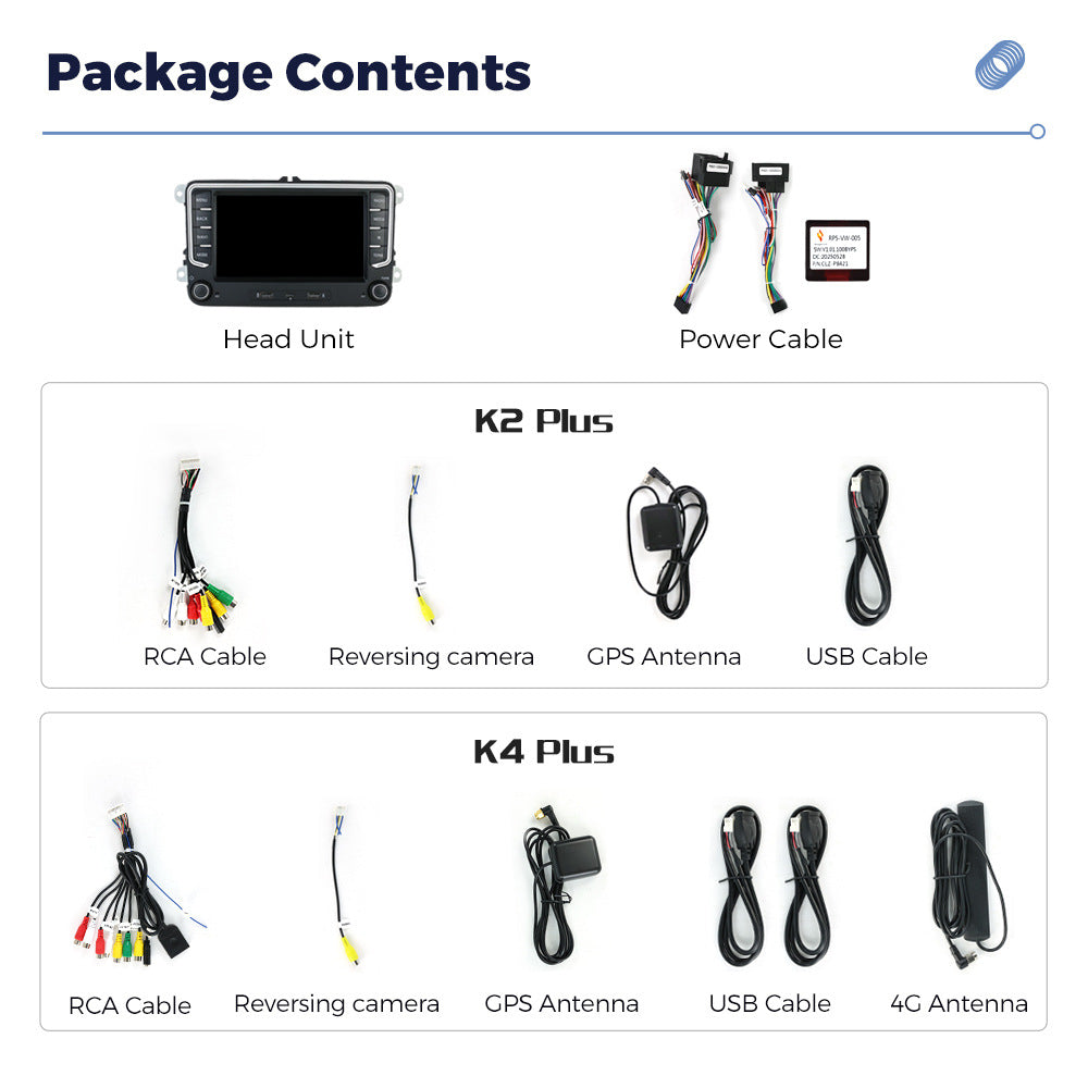Suitable for volkswagen 7" vw golf 5 6 polo passat b6 android car navigation cross-border supply