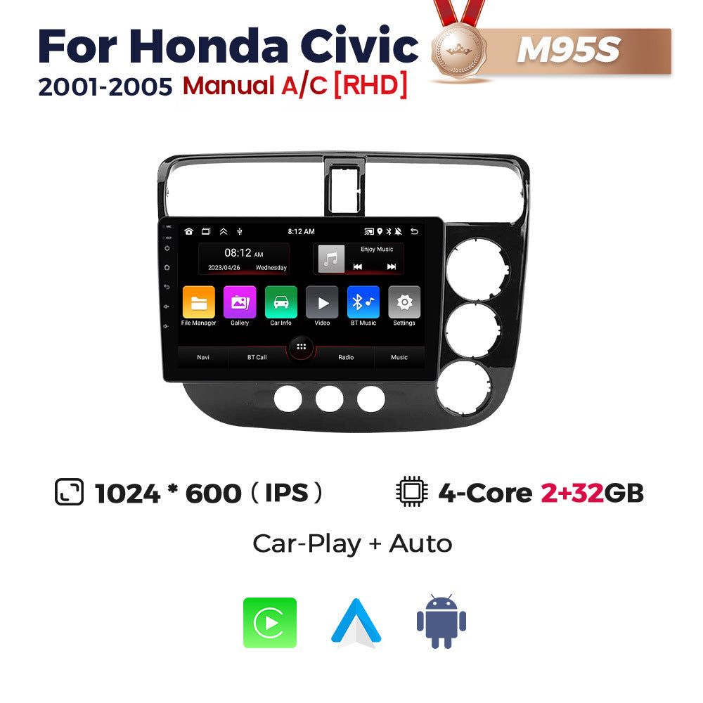 Suitable for honda civic 2000-2006 honda civic android car central control navigator bt5.0
