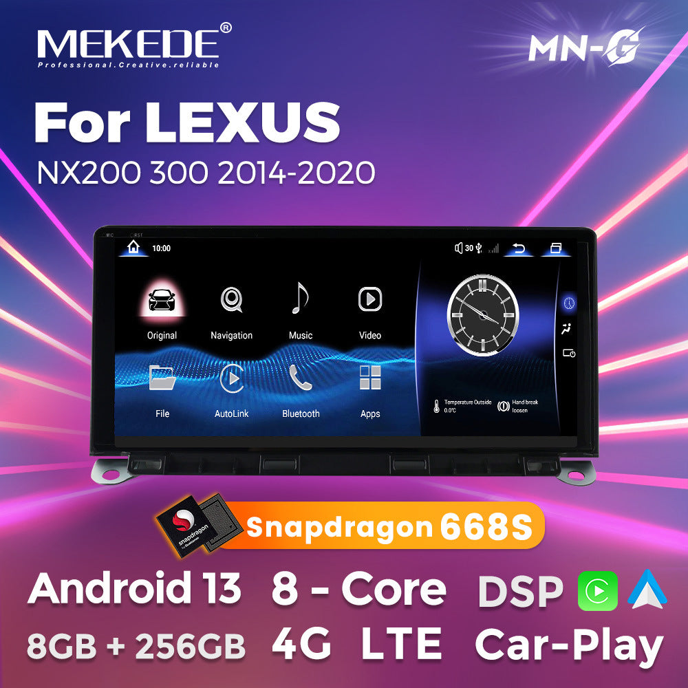 Suitable for lexus nx200 300 2014-2020 lexus nx restoration large screen android navigator