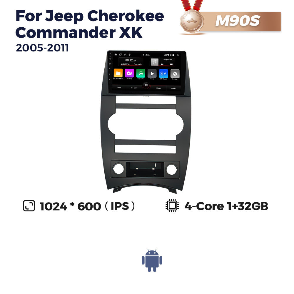 Applicable to Jeep Cherokee Commander XK 05-11 Android large screen central control navigation