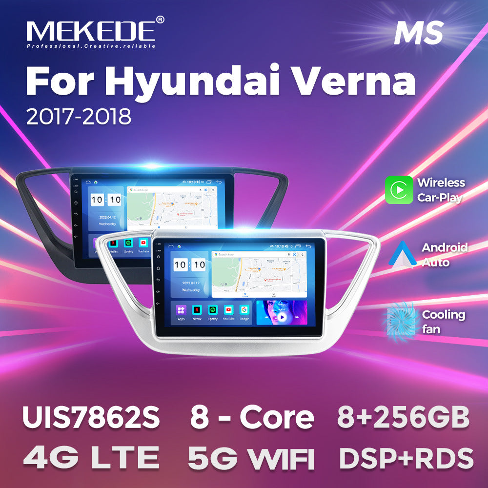Suitable for hyundai verna accent 2017-2018 android car navigation
