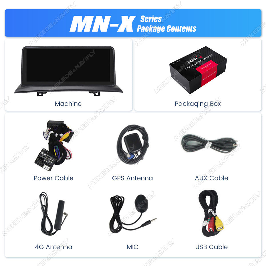 10.25 inch suitable for BMW X3 E83 Android central control large screen GPS navigation all-in-one machine Bluetooth Carplay