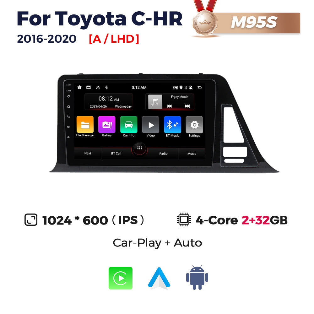 Suitable for toyota c-hr 2016-2020 toyota chr car large screen android navigation motherboard bt5.0