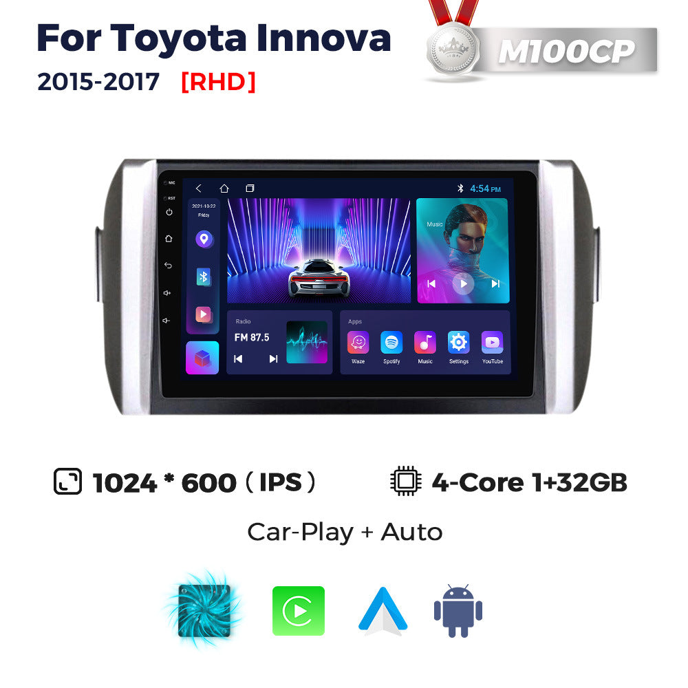 Applicable to Toyota Innova 2015-2017 Android large screen central control navigation Bluetooth carplay