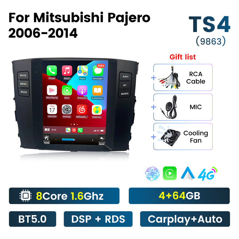 Suitable for mitsubishi pajero v97 v93 mitsubishi pajero car vertical screen android navigator